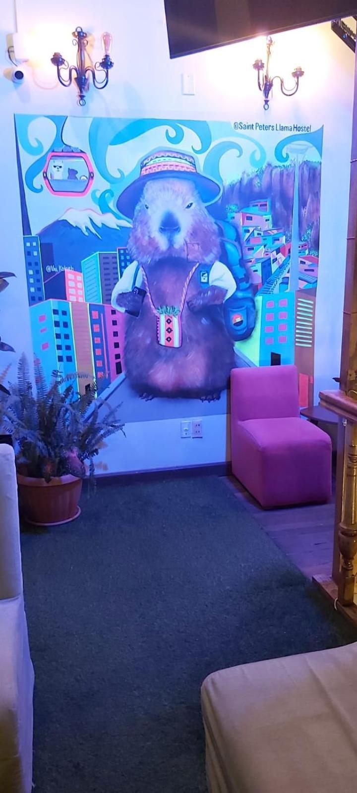 Saint Peter'S Llama Hostal La Paz Luaran gambar